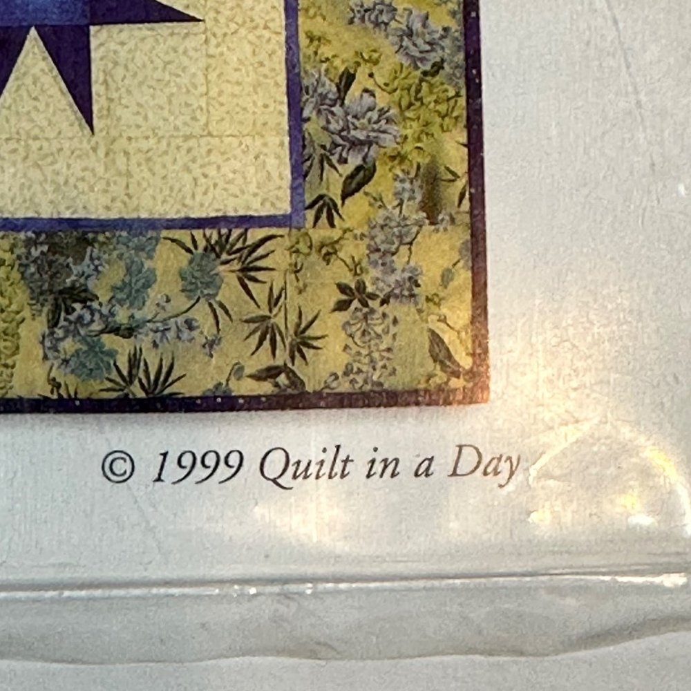 Vintage 1999 New Sealed Shining Stars Quilt In A Day by Patricia Knoechel READ - Picture 4 of 6